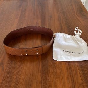 Scanlan Theodore brown leather belt
